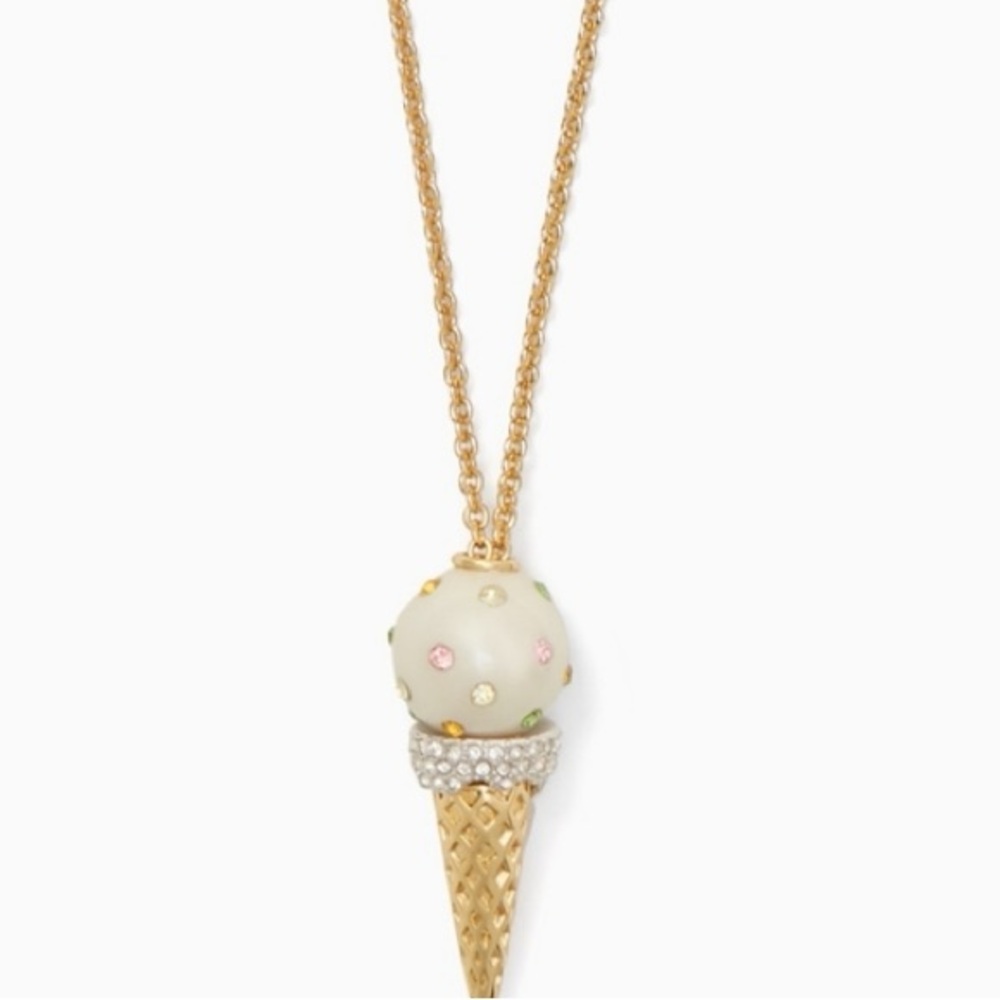 Kate Spade Carnival Nights Ice Cream Cone Pendant Necklace